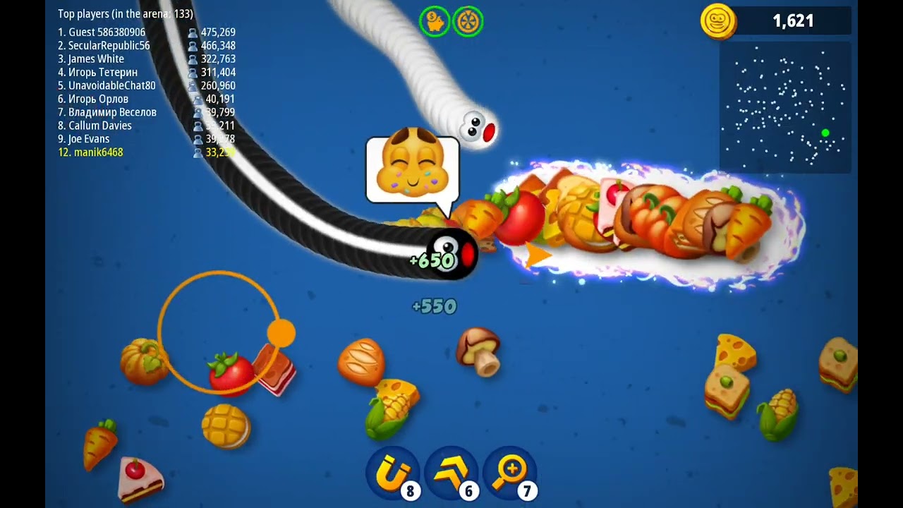 Worms zone gameplay #7