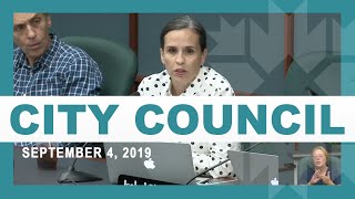 Bloomington City Council – September 4, 2019