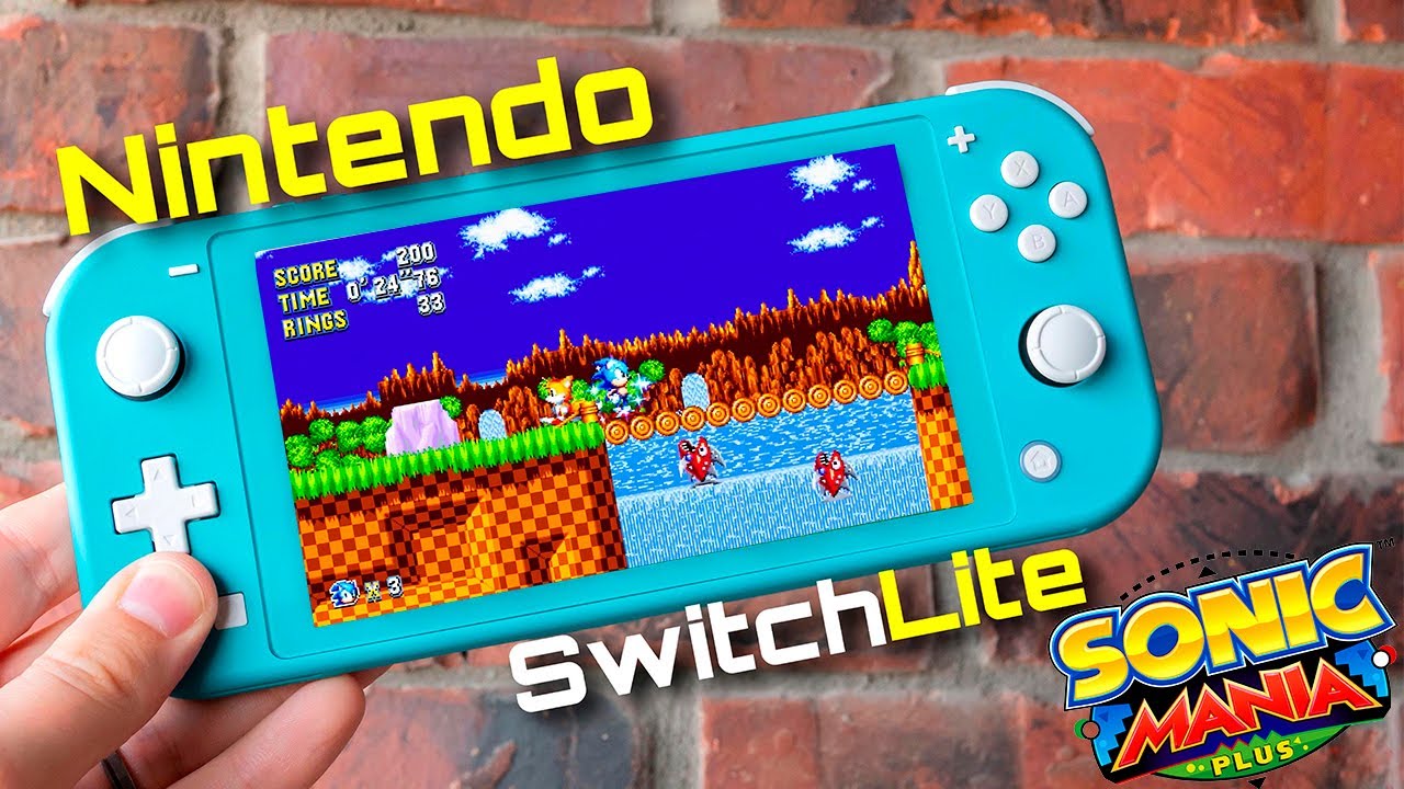 Sonic Mania Plus Nintendo Switch Lite Gameplay - YouTube