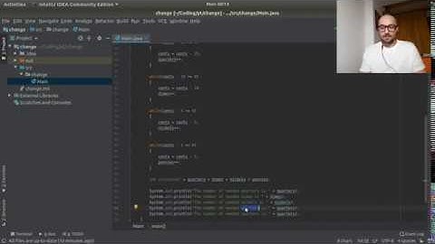 How to return change (greedy algorithm) - Java Programming