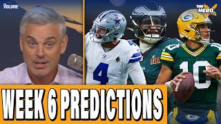Week 6 PREDICTIONS: Bears, Texans, Eagles, Packers, Cowboys | Colin Cowherd Blazin’ 5
