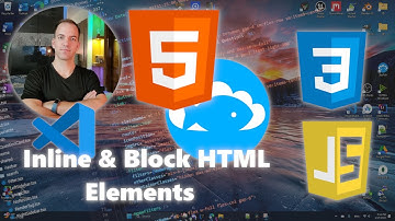 6. Inline & Block HTML Elements