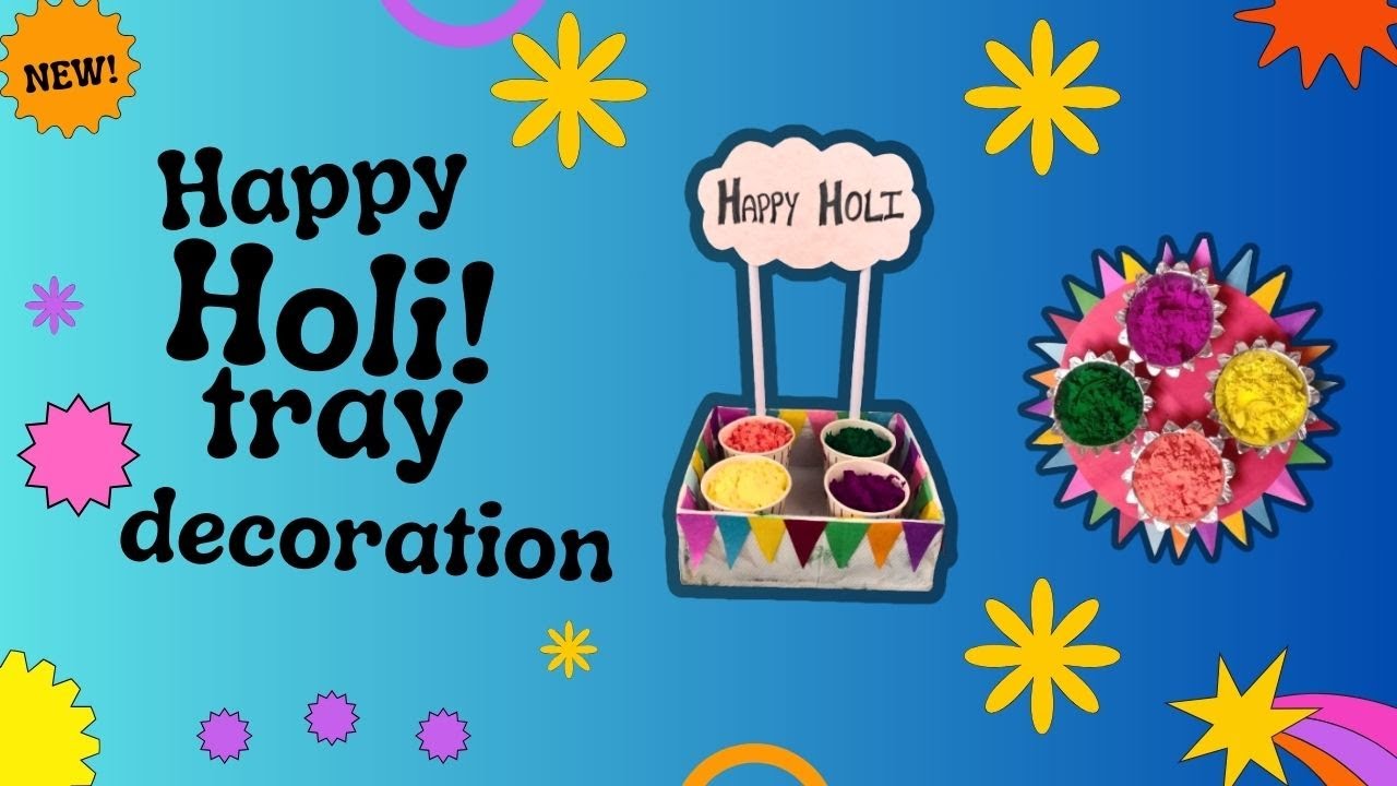holi-tray-decoration-gulal-thali-for-holi-festival-2024-holi-youtube