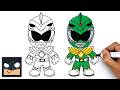 How to Draw Green Ranger | Power Rangers