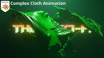 How To Create Complex CLOTH ANIMATION In an Easy Way- Blender Tutorial
