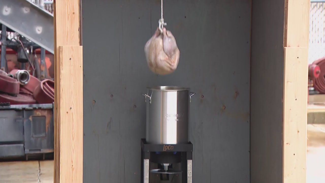 Chicago Fire Department warns of turkey fryer dangers for Thanksgiving