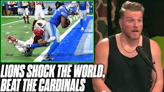 Lions Shock The World, Dominate The Cardinals | Pat McAfee Reacts