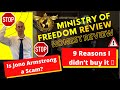 Ministry of Freedom Review ❌  Is Jono Armstrong a Scam? ⛔️  9 Reasons I didn’t buy it ⛔️