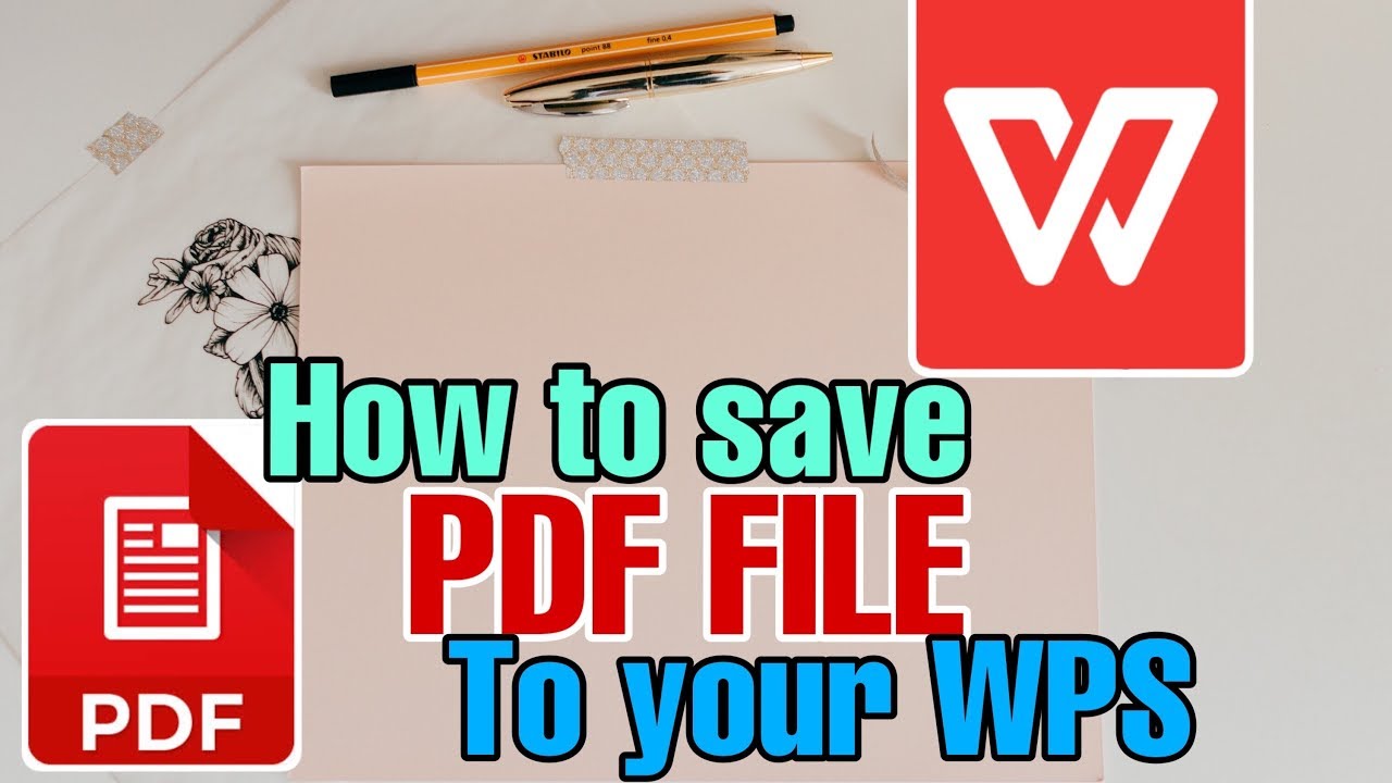 How to save PDF FILES from google to your WPS tutorial (Tagalog) YouTube