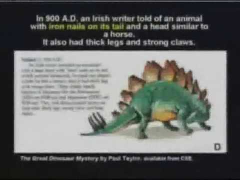 MAN LIVED WITH DINOSAURS! PROOF!!!!!! part 1