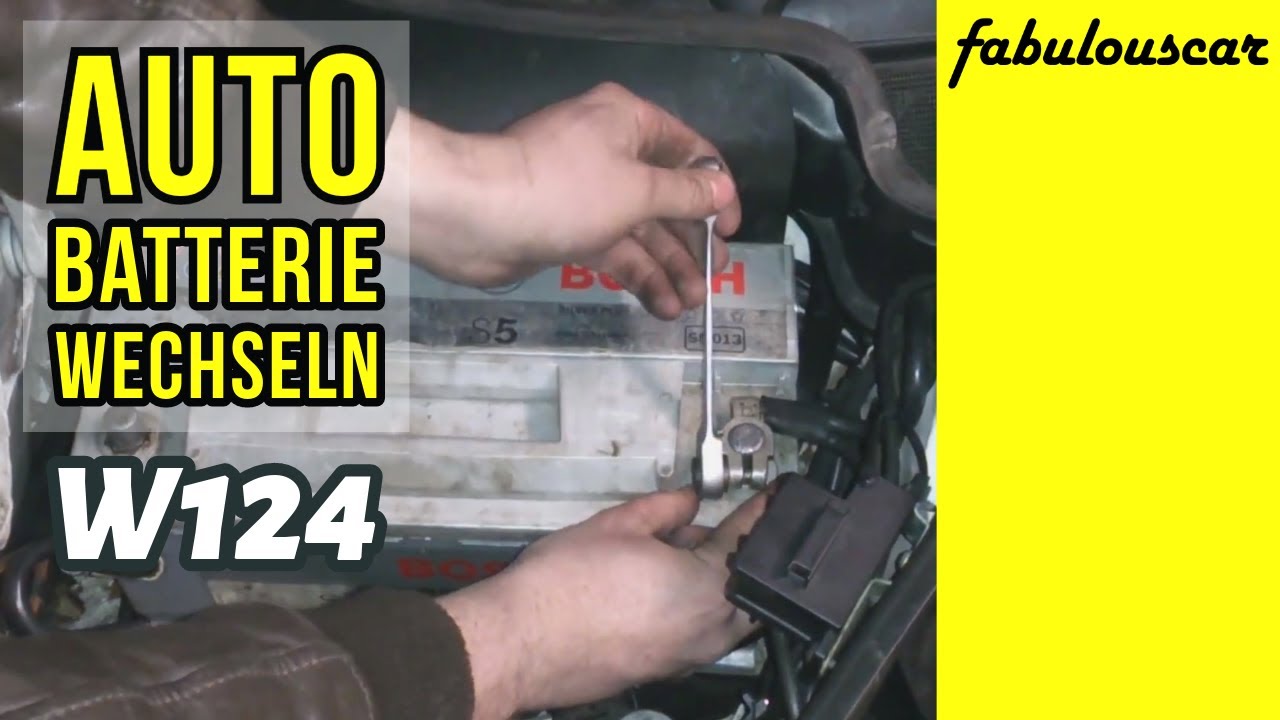 Mercedes C 220 Cdi Schlüssel Batterie Wechseln Autobatterie Starterbatterie Batterie wechseln ausbauen | Mercedes-Benz