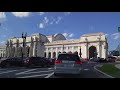 Driving from the White House to Washington Union Station in Washington DC