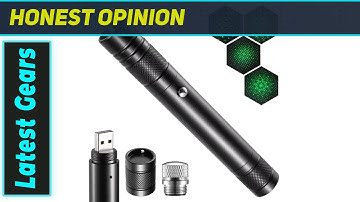 De ultieme groene laserpointer: oplaadbaar, verstelbare focus, stervormige kap!