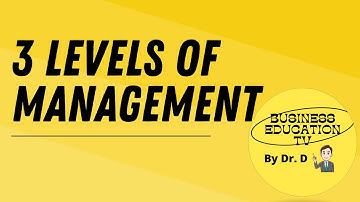 3 Levels of Management