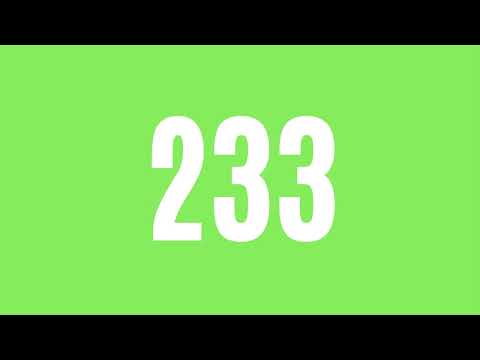 countup 300 - white with sound - green screen