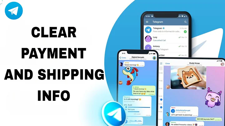 How To Clear Payment And Shipping Info On Telegram App