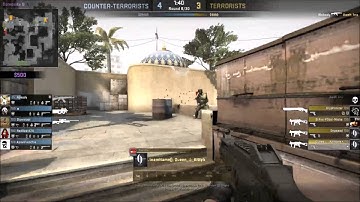 CS:GO ★ Unexpected 20second ACE on Dust2 (SMG, AWP)