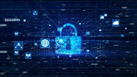 Stock Footage Digital Network Data and Communication Network Concept Abstract Background