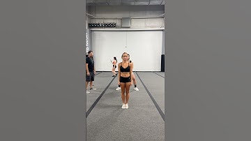 Back dub with Gabi Butler🙌🤝 #cheer #cheerarmy #cheerlife #stunt #gabibutler #athletic #fitness