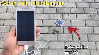 USB Solar Charger Mini Harga 60rbuan || Solar Cell Mini Charger screenshot 1