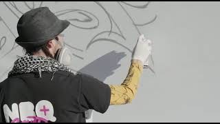 BISHO SEVILLANO  Graffiti para festival de cine de Ubrique