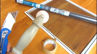 Wrinkle-Free Window Screen Replacement | How to Tips | DIY Repair Replace Change Patch Fix Holes