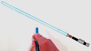 lightsaber obi wan kenobi draw