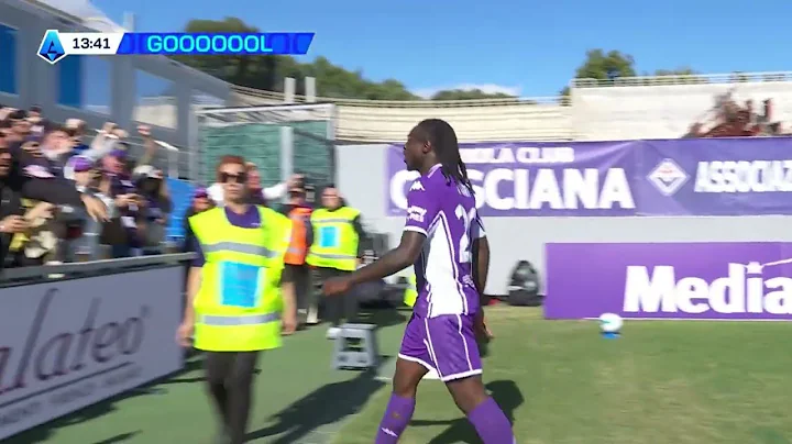 Highlights Fiorentina vs Roma 1 - 2 (Kean, Soulè, Cristante)