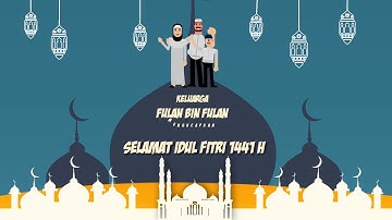 Video Ucapan Ramadhan 2020  Cocok untuk Posting di Sosial Media, Promosi Produk Ramadhan 1441 H Anim