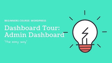 WordPress: Dashboard Tour // Admin dashboard (Step 5)