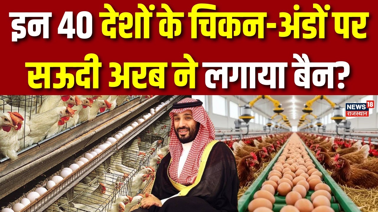 Saudi Arab Bans Eggs: इन 40 देशों के चिकन-अंडों पर सऊदी अरब ने लगाया बैन? | N18P | Breaking News|Top