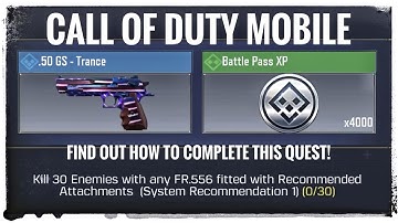 CODM: How to Kill 30 Enemies with FR .556 Fitted with Recommended Attachments 01 Feb 2021