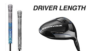Is a Shorter Length Driver Better for Your Game? // Driver Length Distance & Accuracy Test