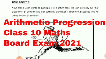 | Case Study 2 | ARITHMETIC PROGRESSION | Your friend Veer wants to participate in a 200m race |
