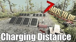 7 Days to Die - Solar Bank Battery Charging Distance