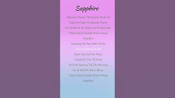 Thumbnail of Ed Sheeran (ft.Arijit Singh) - Sapphire lyrics #lyrics #arijitsingh #sapphire #song #shorts