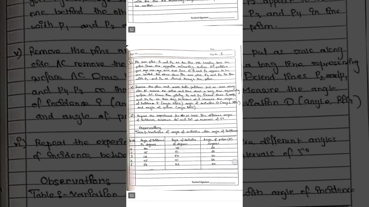 NIOS Physics 9th Experiment Class 12th