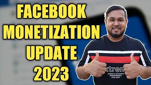 Facebook monetization 2023 update | Facebook page monetization eligibility | By Diptanu Shil