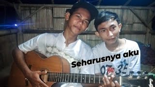 SEHARUSNYA AKU - MAULANA WIJAYA  ||  COVER ANGGA - AJI