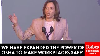 JUST IN: VP Kamala Harris Touts 'Most ProUnion Administration' In Speech To SEIU Convention