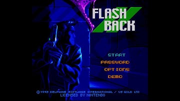 Flashback (Super Nintendo) – Introduction et écran-titre (Europe) – 1080p