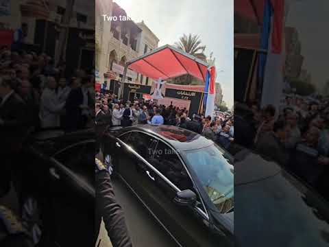 شاهد موكب البابا تواضروس الثاني اثناء مغادرة انتخابات الرئاسة 