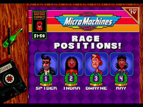 Mega Drive Longplay [459] Micro Machines: Turbo Tournament '96