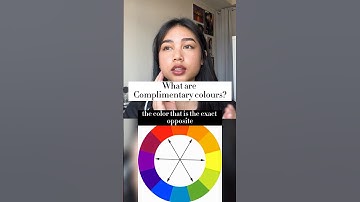 What are complimentary colours? #colortheory #colorwheel #art #painting #portrait #arttips