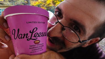 Trying Sweet Potato Marshmallow Casserole Ice Cream - Is this GOOD?