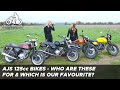 Ajs 125cc motorcycles  all 4 models ridden  compared