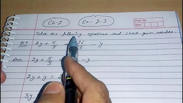 Q 9, Ex 2.3 -  linear equations in one variable - Chapter 2  - maths class 8th - NCERT