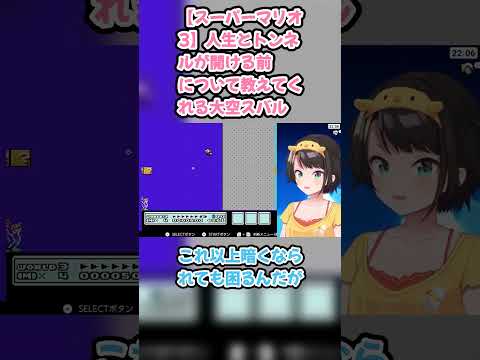 【スーパーマリオ3】人生とトンネルが開ける前について教えてくれる大空スバル #大空スバル #スバル切り抜き #ホロライブ #hololive #スーパーマリオブラザーズ3