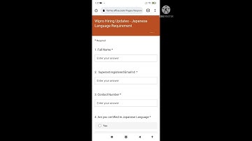 Wipro Japanese Language Proficiency