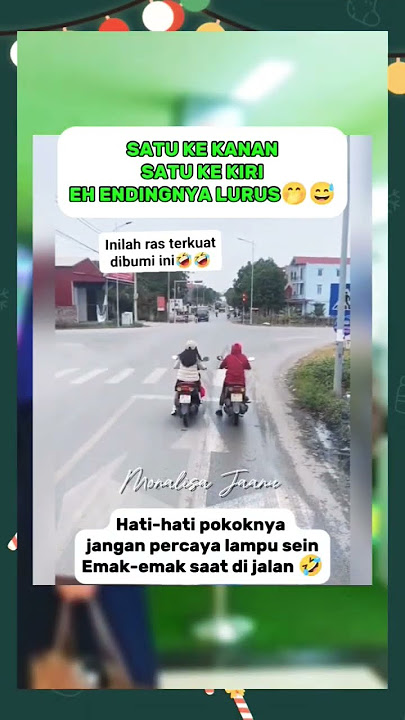 EMAK-EMAK SAAT NAIK MOTOR 🤭😅